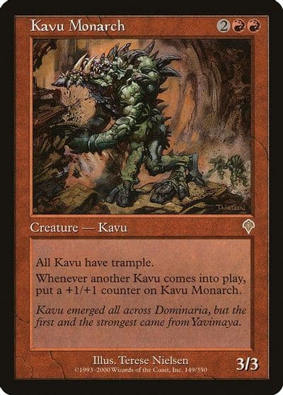 Kavu Monarch Invasion Magic card