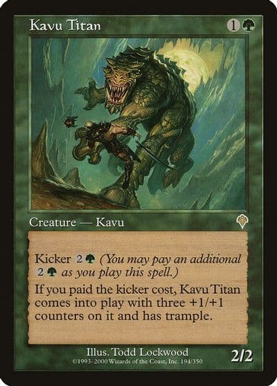Kavu Titan Invasion Magic card