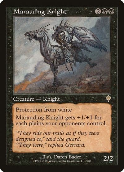 Marauding Knight Invasion Magic card