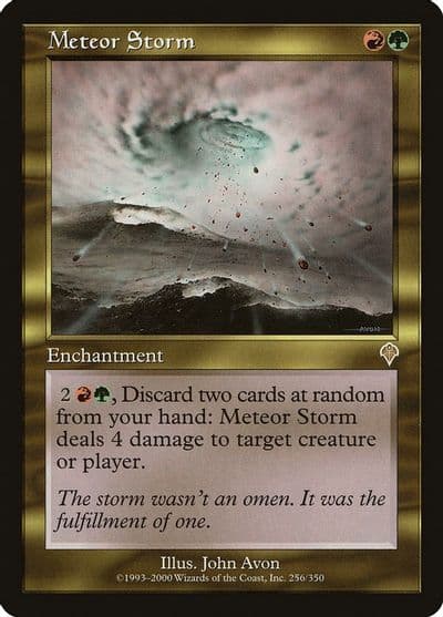 Meteor Storm Invasion Magic card