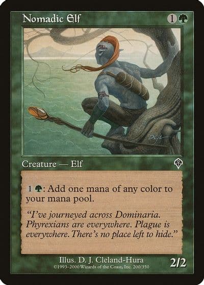 Nomadic Elf Invasion Magic card