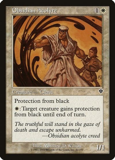 Obsidian Acolyte Invasion Magic card