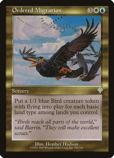 Ordered Migration Invasion Magic card