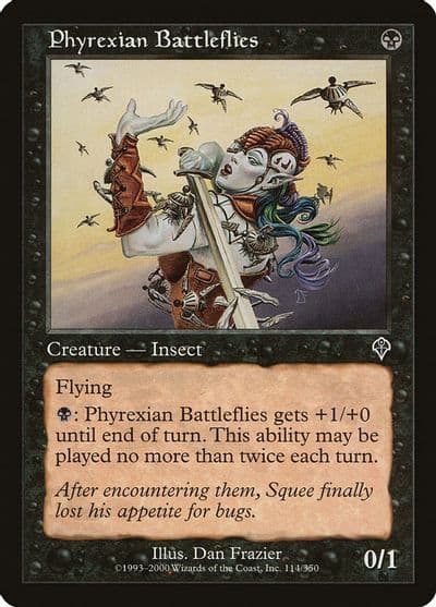 Phyrexian Battleflies Invasion Magic card