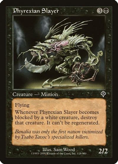 Phyrexian Slayer Invasion Magic card