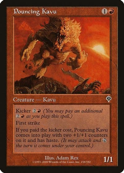 Pouncing Kavu Invasion Magic card