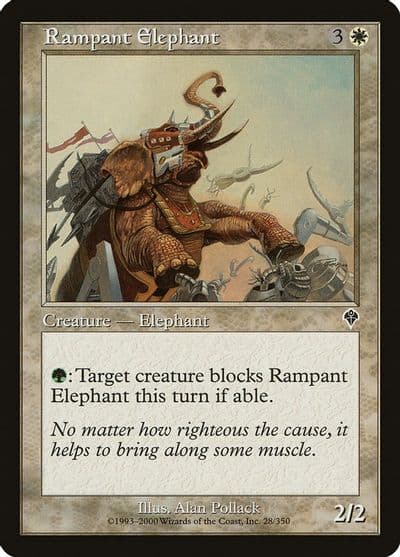 Rampant Elephant Invasion Magic card