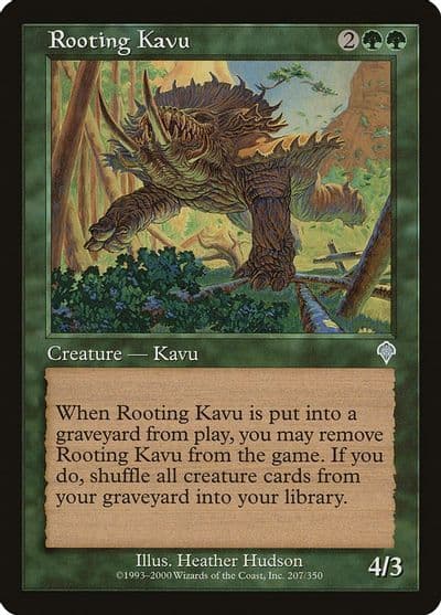 Rooting Kavu Invasion Magic card