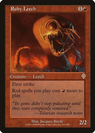 Ruby Leech Invasion Magic card