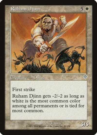Ruham Djinn Invasion Magic card