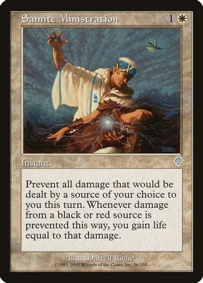 Samite Ministration Invasion Magic card