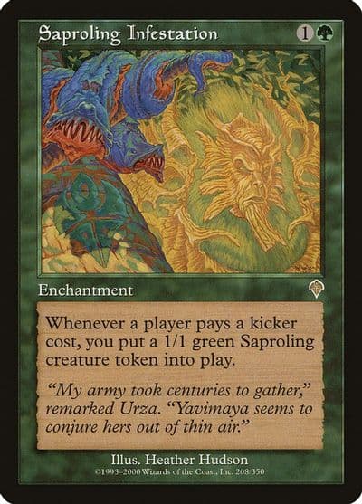 Saproling Infestation Invasion Magic card