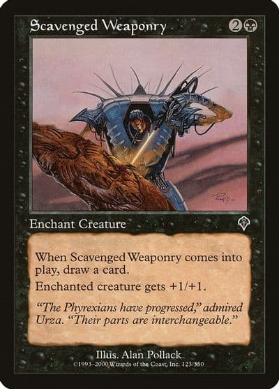 Scavenged Weaponry Invasion Magic card