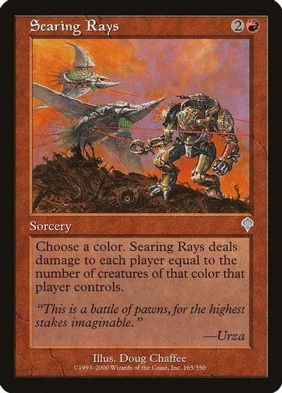 Searing Rays Invasion Magic card
