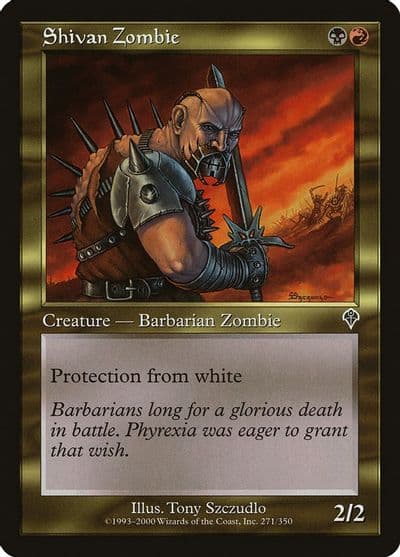 Shivan Zombie Invasion Magic card