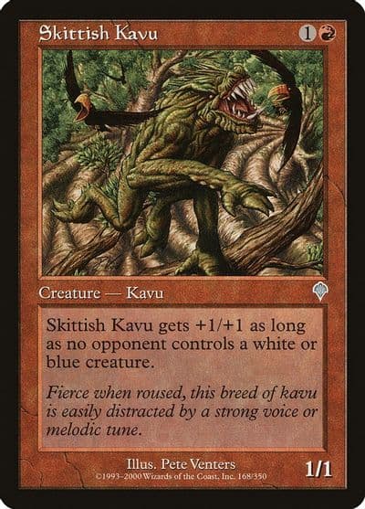 Skittish Kavu Invasion Magic card