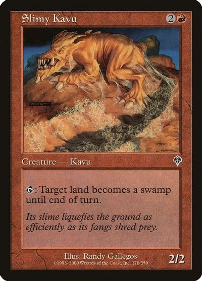 Slimy Kavu Invasion Magic card