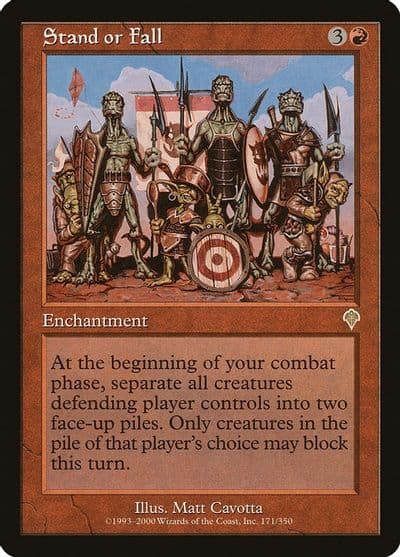 Stand or Fall Invasion Magic card