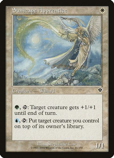 Sunscape Apprentice Invasion Magic card