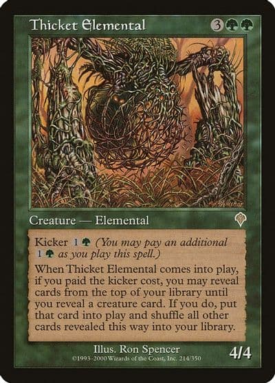 Thicket Elemental Invasion Magic card