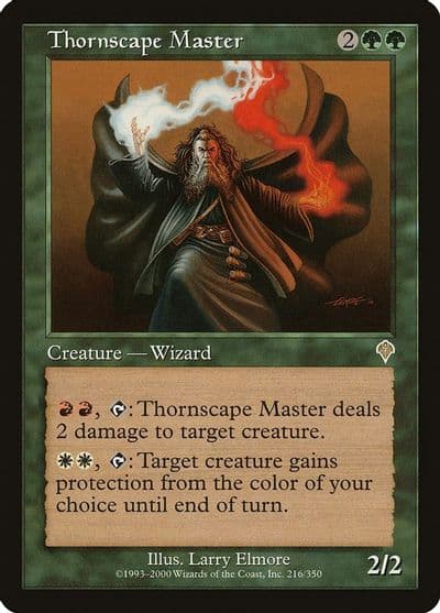 Thornscape Master Invasion Magic card