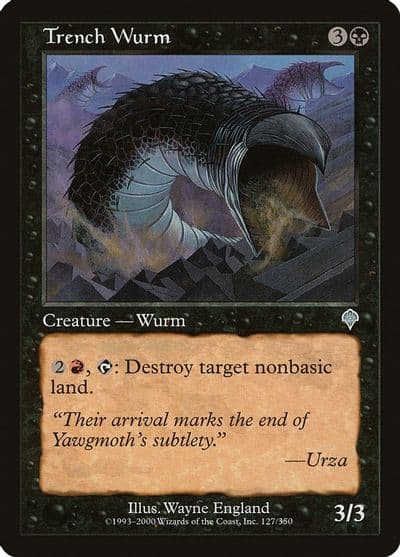 Trench Wurm Invasion Magic card