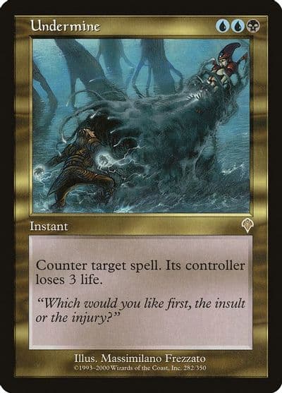 Undermine Invasion Magic card