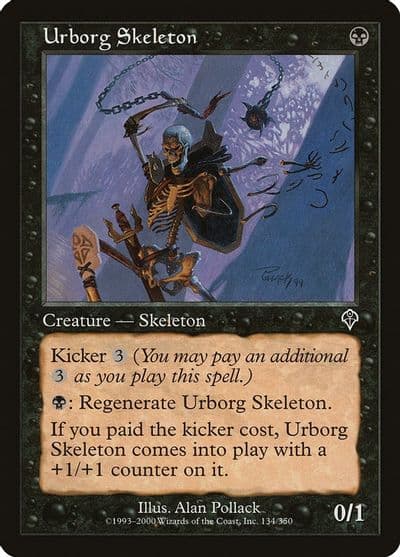 Urborg Skeleton Invasion Magic card