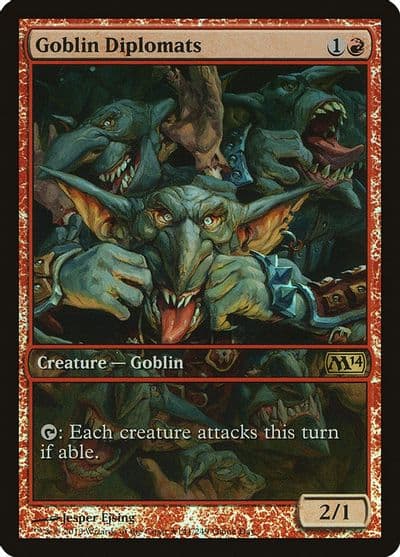 Goblin Diplomats Game Day & Store Championship Promos Magic card