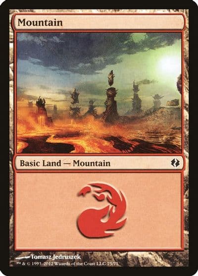 Mountain 75 Duel Decks: Venser vs. Koth Magic card