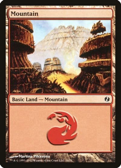 Mountain 76 Duel Decks: Venser vs. Koth Magic card