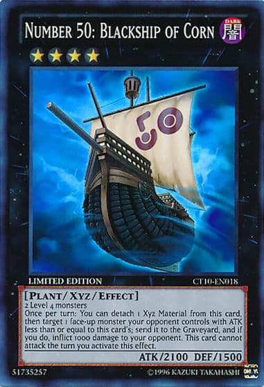 Number 50 Blackship of Corn 2013 Collectors Tins Yu-Gi-Oh! card