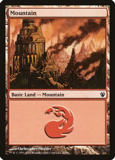 Mountain 42 Duel Decks: Izzet vs. Golgari Magic card