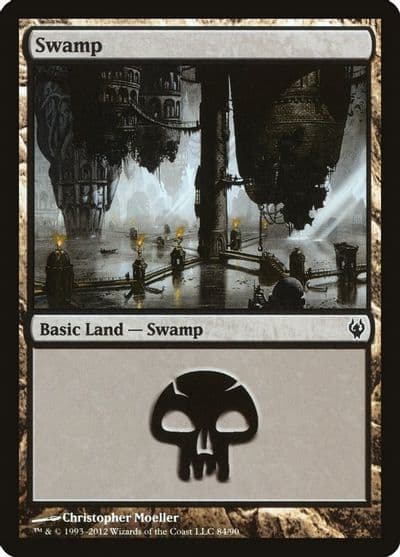 Swamp 84 Duel Decks: Izzet vs. Golgari Magic card