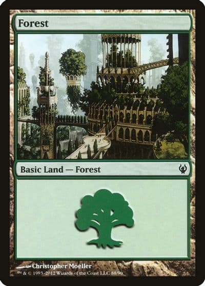 Forest 88 Duel Decks: Izzet vs. Golgari Magic card