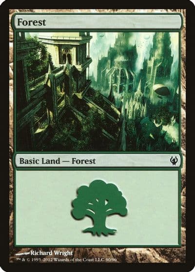 Forest 90 Duel Decks: Izzet vs. Golgari Magic card
