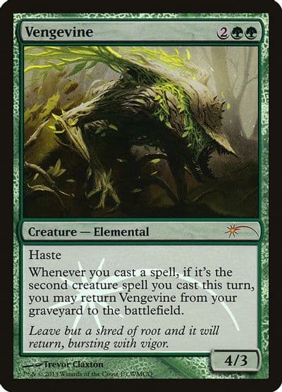 Vengevine WMCQ Promo Cards Magic card