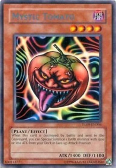 Mystic Tomato Blue Duelist League Promo Yu-Gi-Oh! card