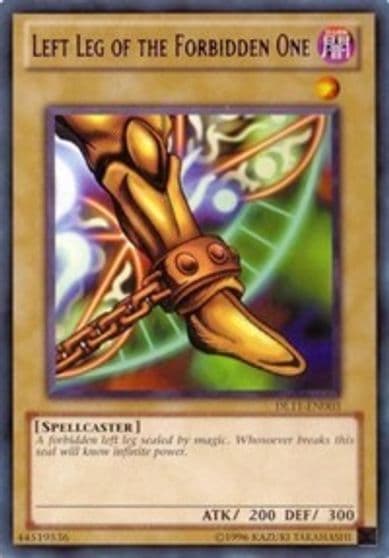 Left Leg of the Forbidden One Red Duelist League Promo Yu-Gi-Oh! card