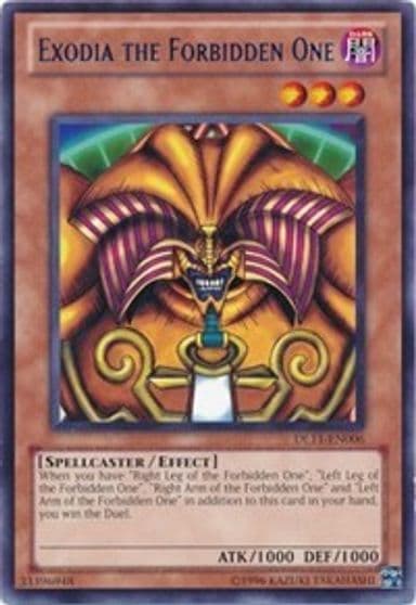 Exodia the Forbidden One Red Duelist League Promo Yu-Gi-Oh! card