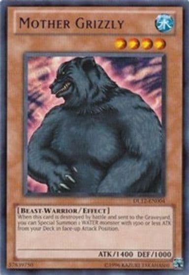 Mother Grizzly Blue Duelist League Promo Yu-Gi-Oh! card