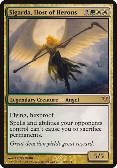 Sigarda Host of Herons Avacyn Restored Oversize Cards Magic card