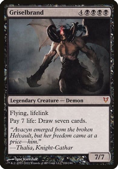 Griselbrand Avacyn Restored Oversize Cards Magic card