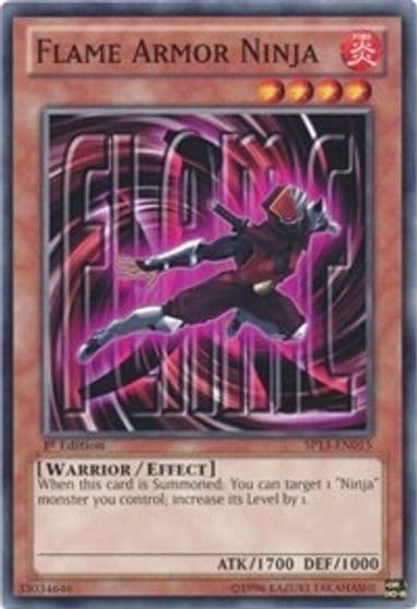 Flame Armor Ninja Star Pack 2013 Yu-Gi-Oh! card