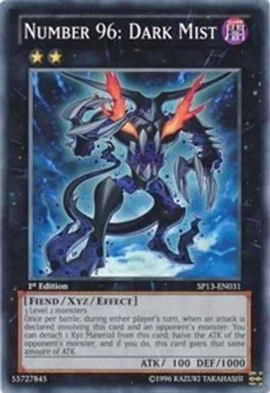 Number 96 Dark Mist Star Pack 2013 Yu-Gi-Oh! card