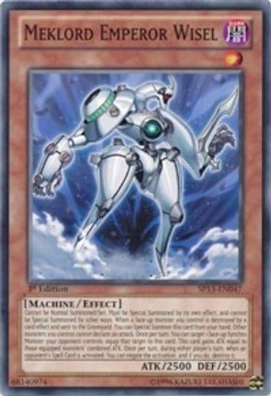 Meklord Emperor Wisel Star Pack 2013 Yu-Gi-Oh! card