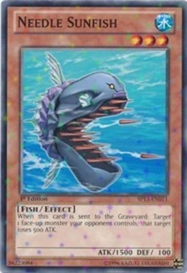 Needle Sunfish Starfoil Star Pack 2013 Yu-Gi-Oh! card