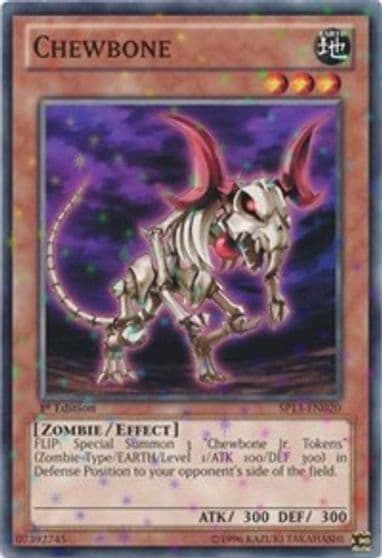 Chewbone Starfoil Star Pack 2013 Yu-Gi-Oh! card