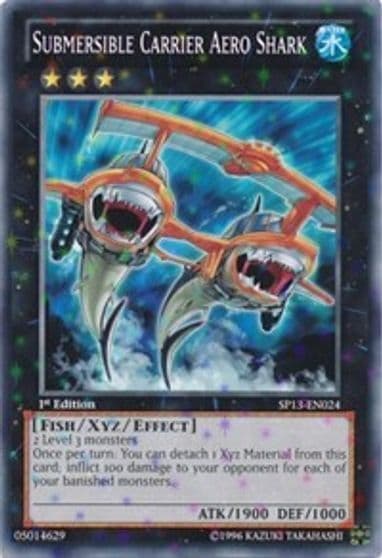 Submersible Carrier Aero Shark Starfoil Star Pack 2013 Yu-Gi-Oh! card