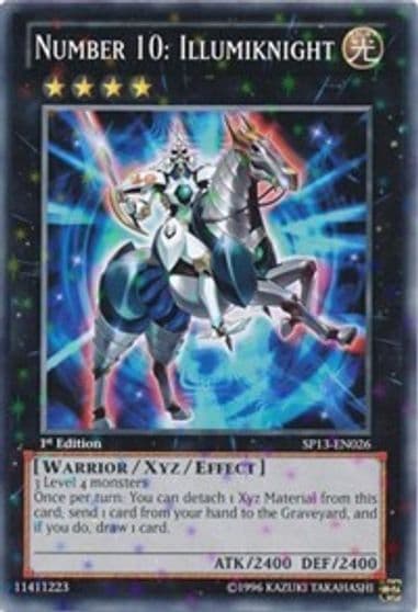 Number 10 Illumiknight Starfoil Star Pack 2013 Yu-Gi-Oh! card